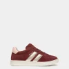 Tennis Sneaker Aus Veloursleder In Andorra Und Light Pink