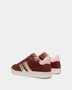 Tennis Sneaker Aus Veloursleder In Andorra Und Light Pink