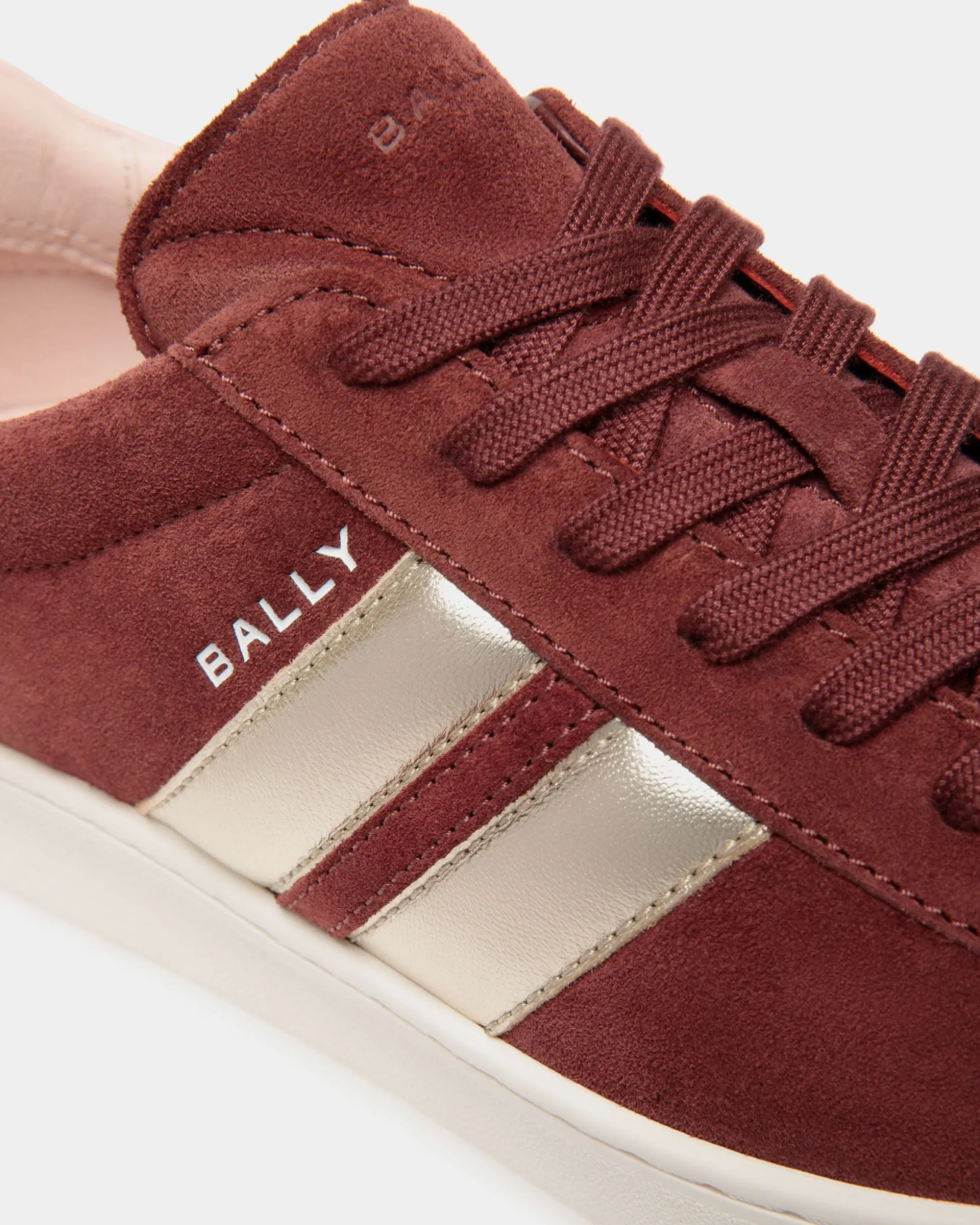 Tennis Sneaker Aus Veloursleder In Andorra Und Light Pink