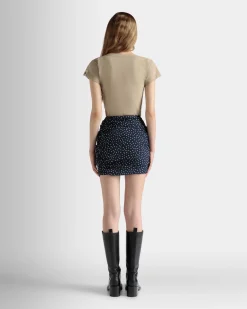 T-Shirt Aus Baumwolle In Beige
