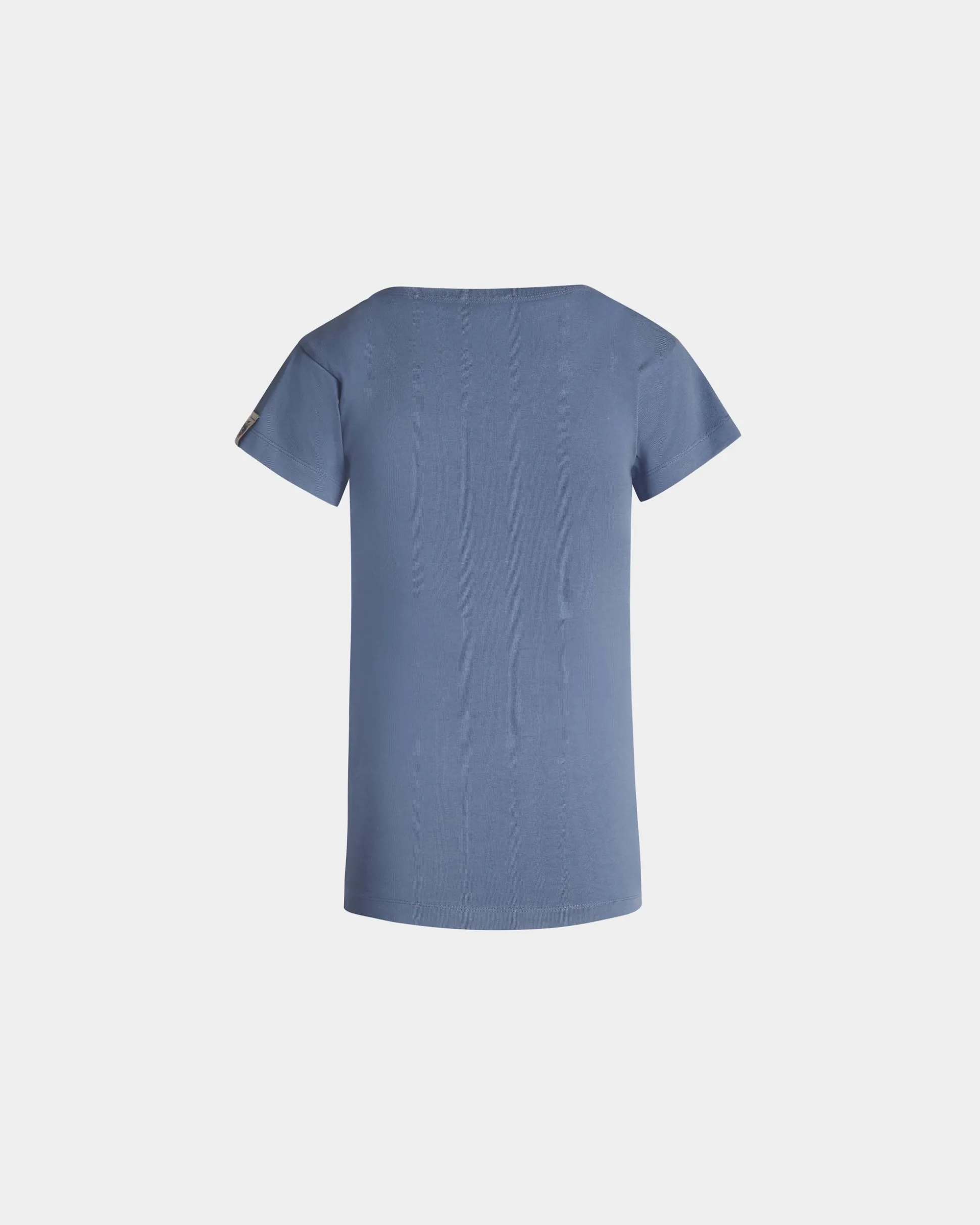 T-Shirt Aus Baumwolle In Light Blue