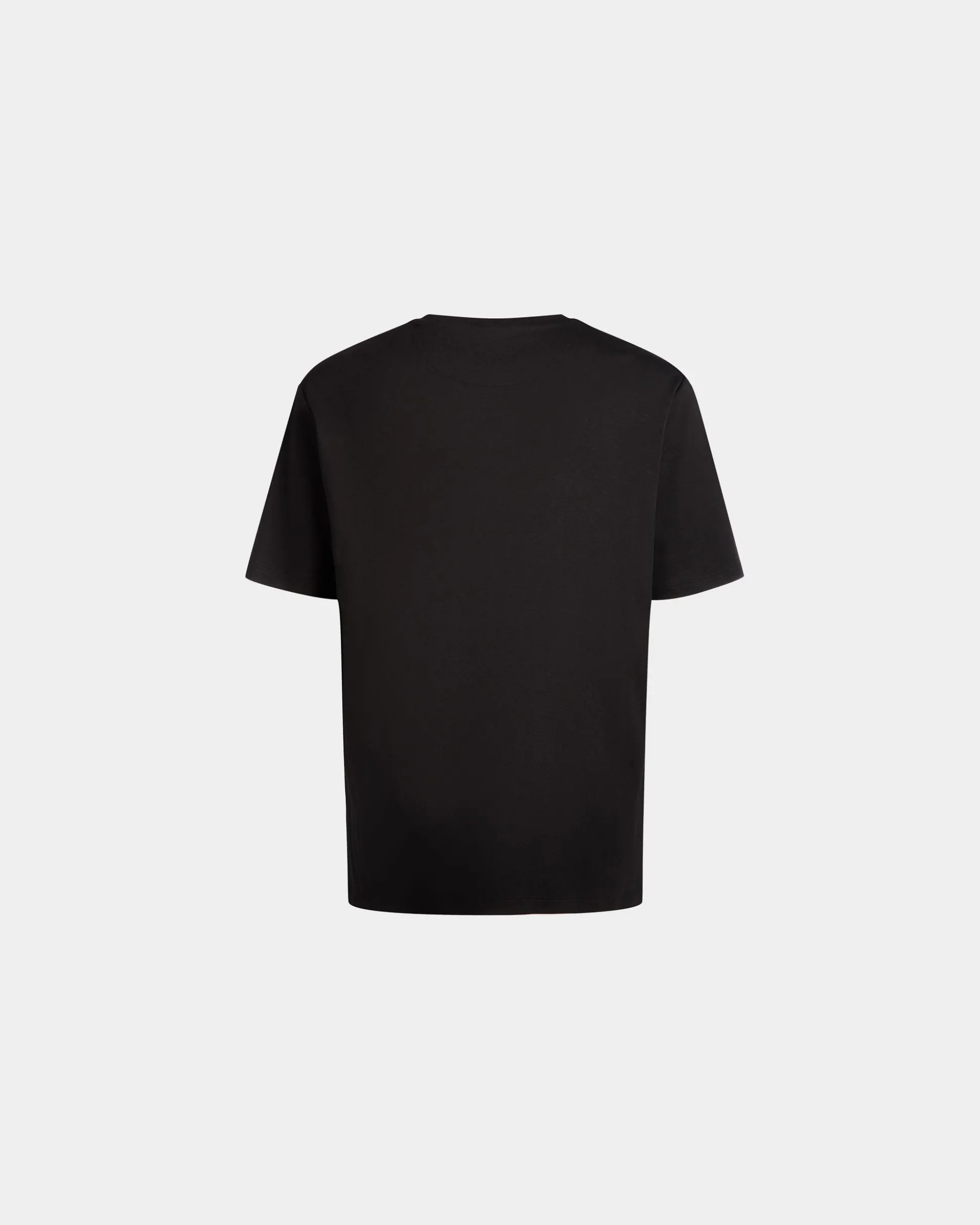 T-Shirt Aus Baumwolle In Schwarz Aus Der Adrien Brody Travel-Kollektion