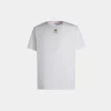 T-Shirt Aus Baumwolle In Weiß Mit Bally Crest Logo