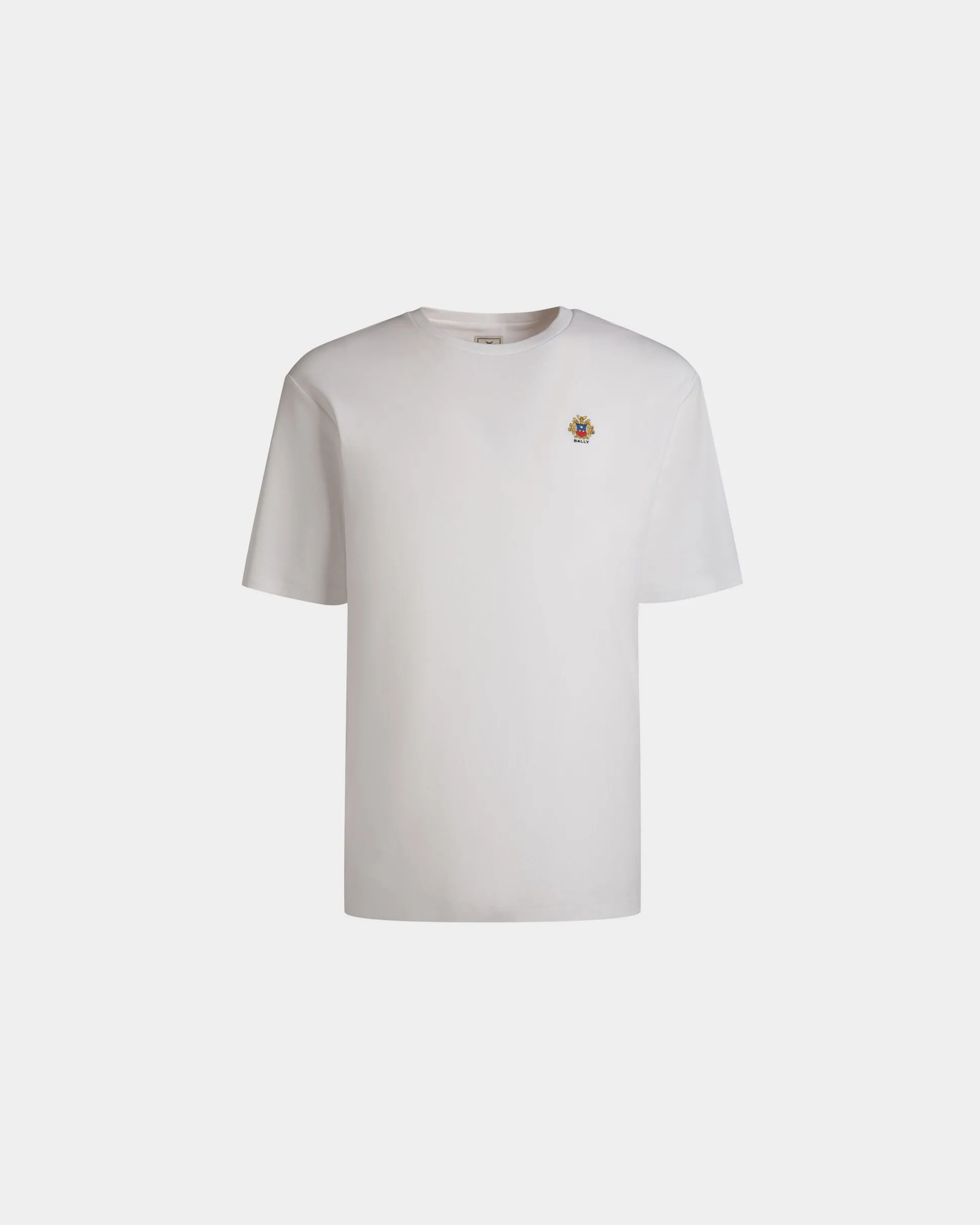 T-Shirt Aus Baumwolle In Weiß Aus Der Adrien Brody Travel-Kollektion