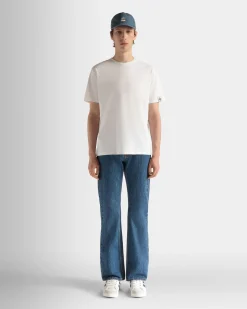 T-Shirt Aus Baumwolle In Weiß