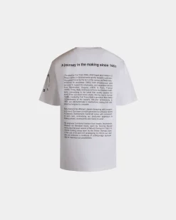 T-Shirt Aus Baumwolle In Weiß Mit Bally-Crest