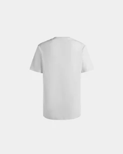 T-Shirt Aus Baumwolle In Weiß Mit Bally Crest Logo