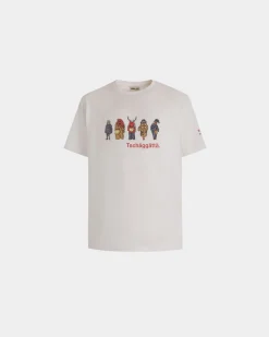 T-Shirt Mit Forest Mask Aus Baumwolle In Weiß