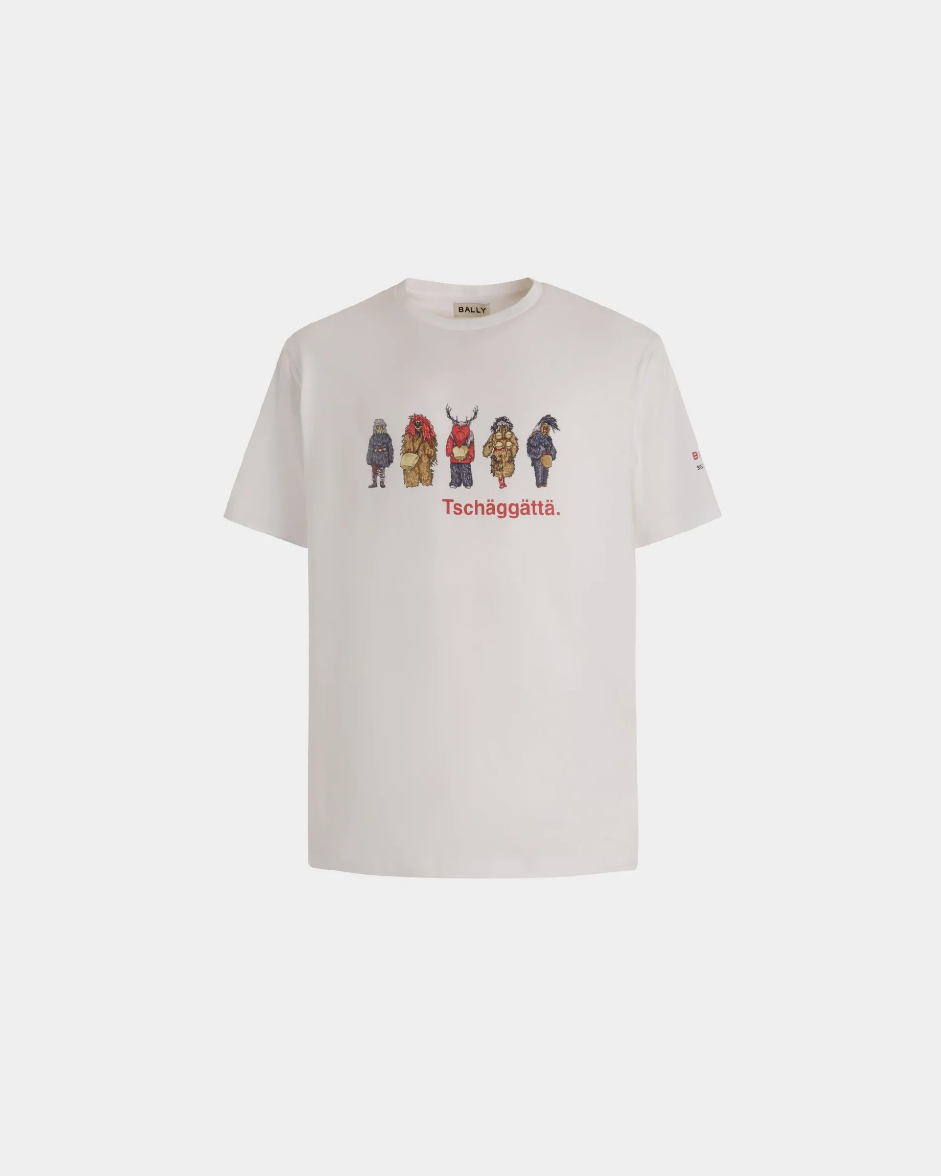 T-Shirt Mit Forest Mask Aus Baumwolle In Weiß