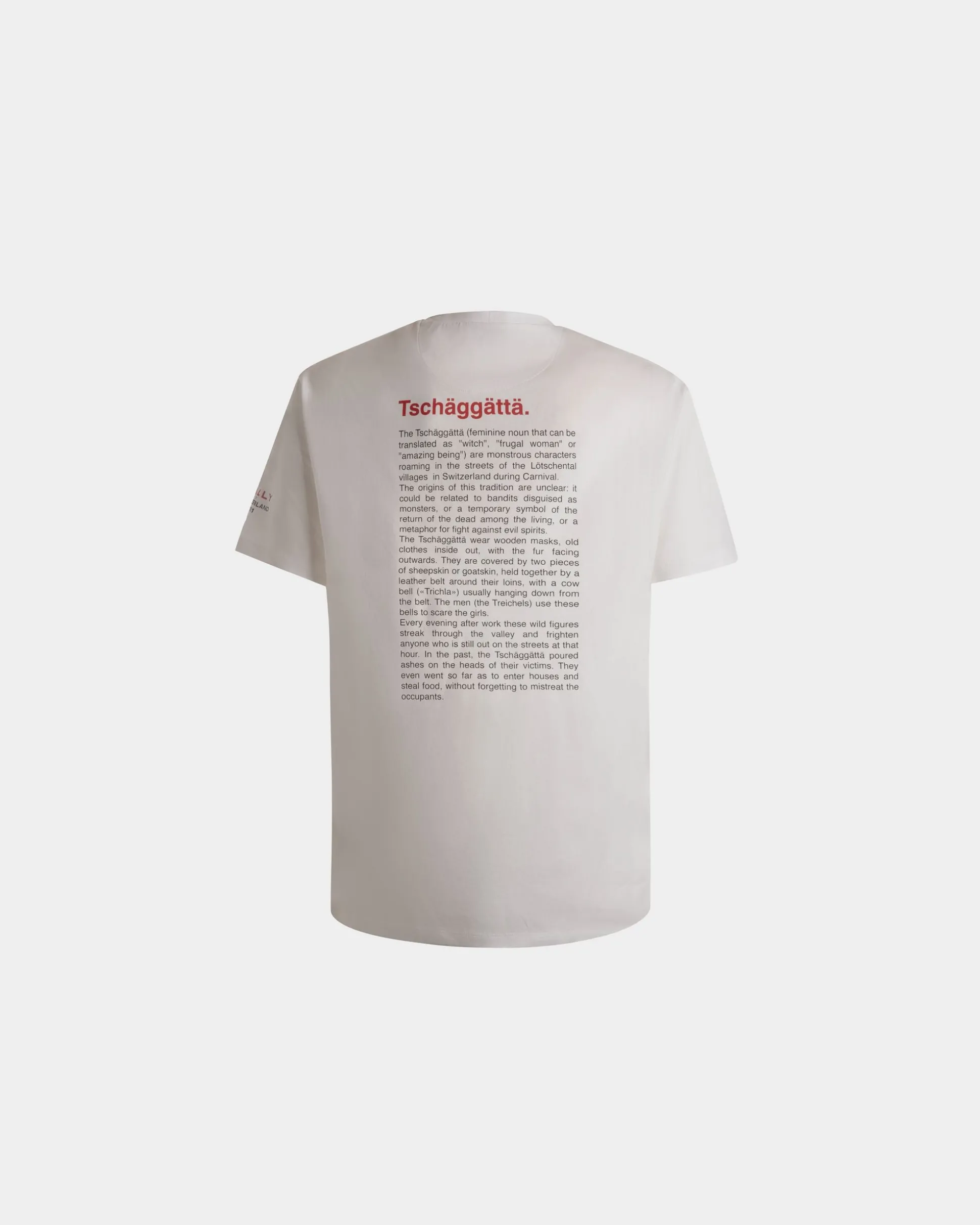 T-Shirt Mit Forest Mask Aus Baumwolle In Weiß