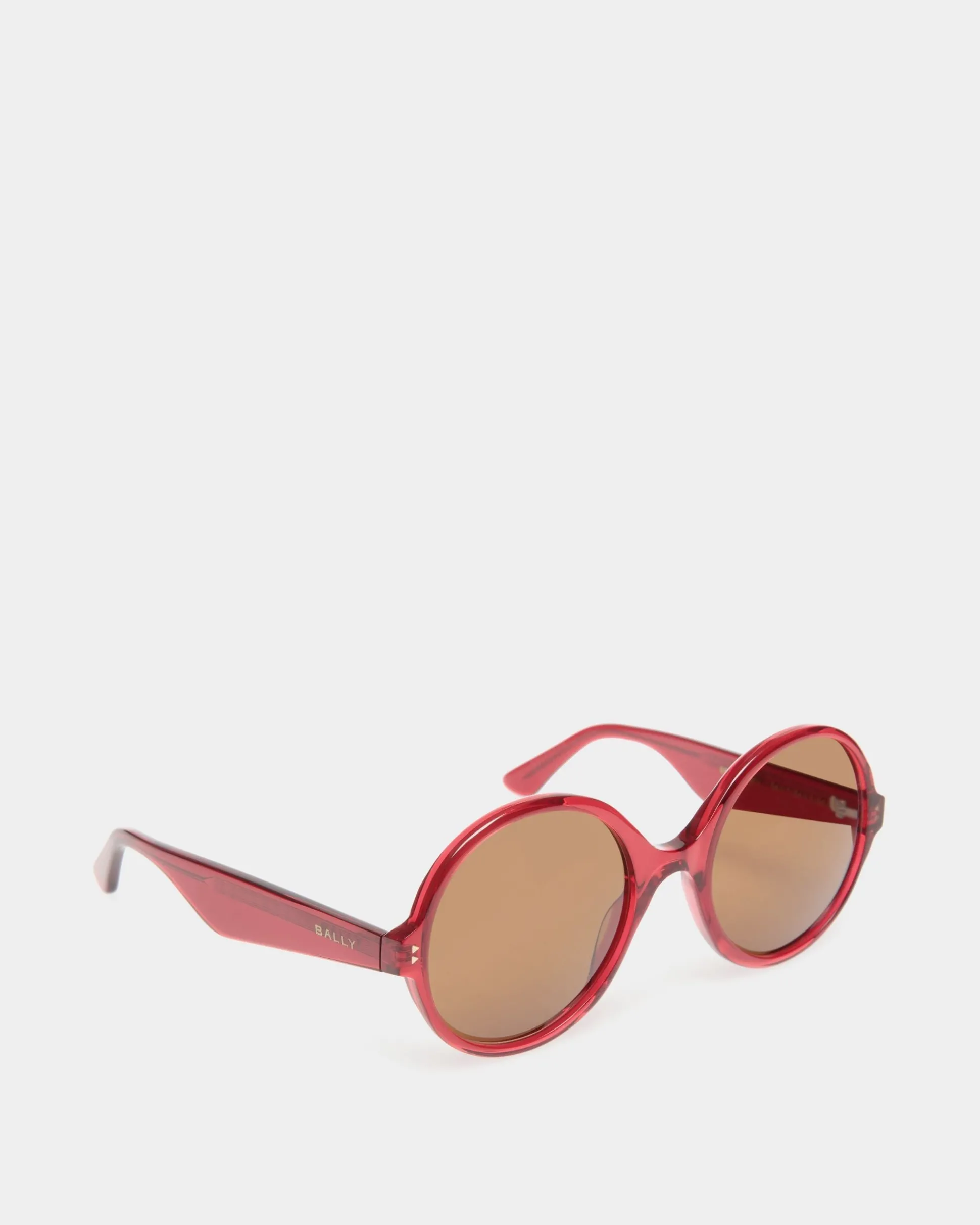 Ursula Sonnenbrille Aus Rotem Acetat