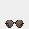 Ursula Sonnenbrille Aus Schwarzem Acetat
