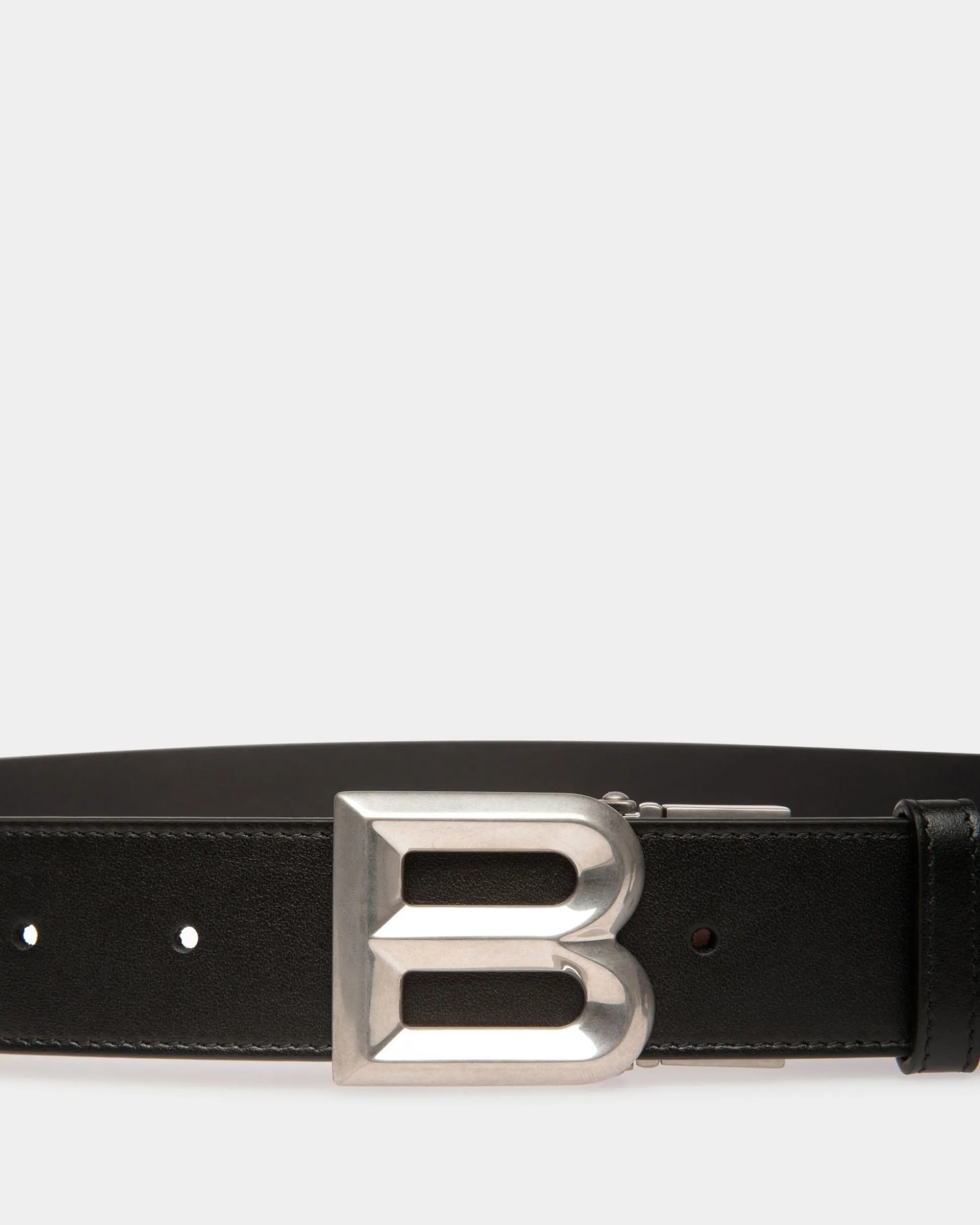 Verstellbarer B Bold 35 mm Wendegürtel Aus Schwarzem Leder