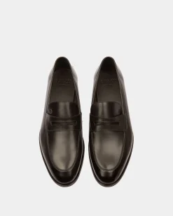 Webb Leder-Loafer In Schwarz