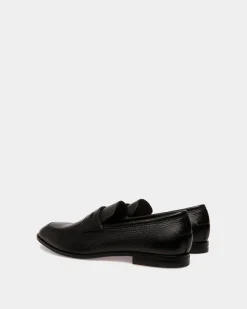 Webb Leder-Loafer In Schwarz
