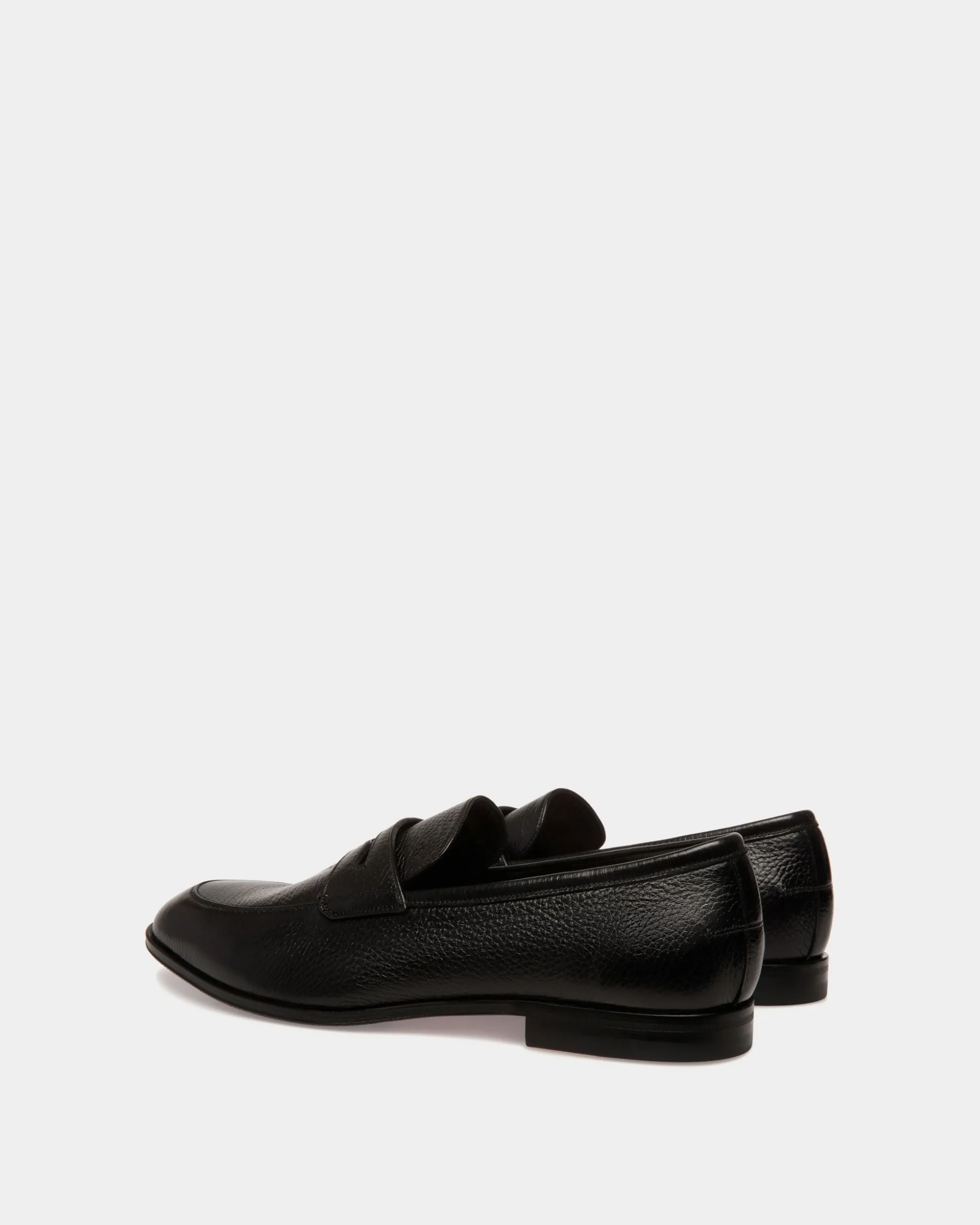 Webb Leder-Loafer In Schwarz