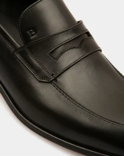 Webb Leder-Loafer In Schwarz