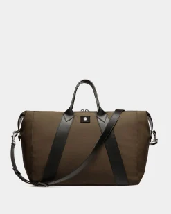 Weekender Aus Nylon In Military Green Und Schwarz Aus Der Adrien Brody Travel-Kollektion