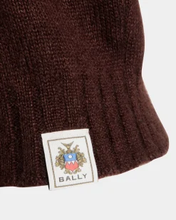 Weste Aus Mohair Und Seide In Braun
