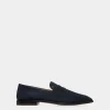 Westminster Loafer Aus Veloursleder In Navy Blue