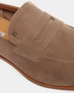 Westminster Loafer Aus Veloursleder In Taupe