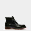 Winter Capsule Stiefelette Aus Schwarzem Leder
