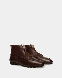 Winter Capsule Stiefeletten Aus Leder In Ebenholzschwarz