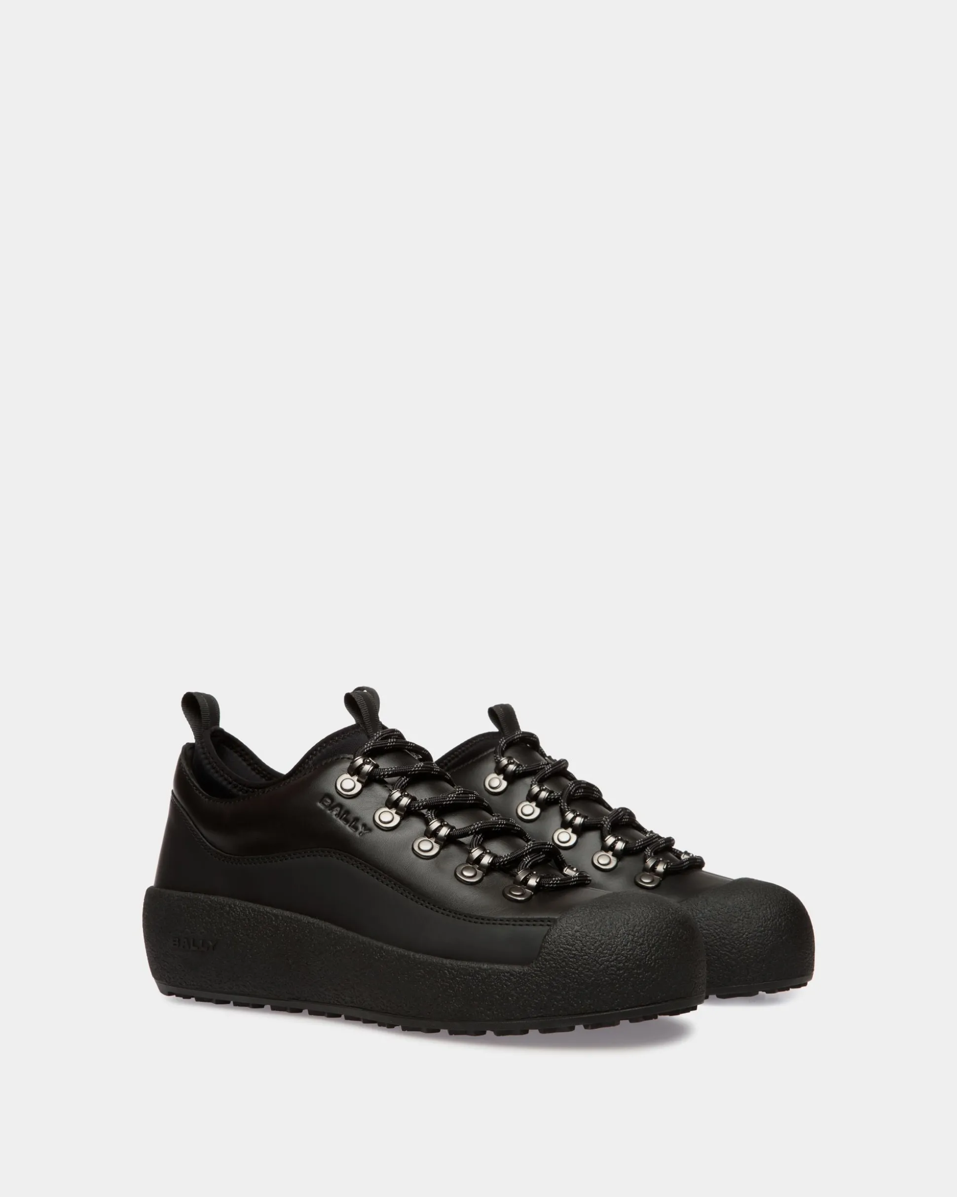 Winter Capsule Stiefelette Aus Schwarzem Leder