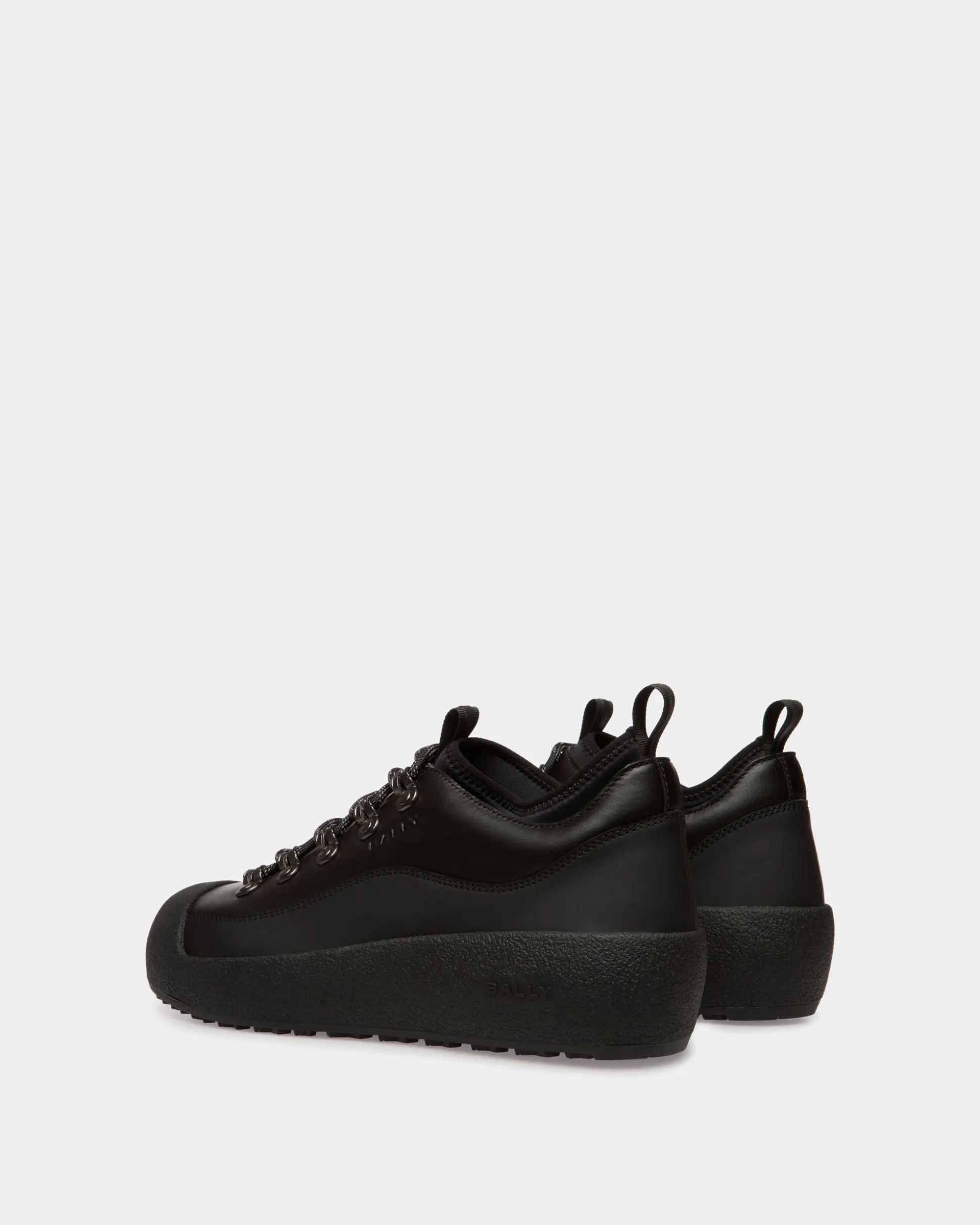 Winter Capsule Stiefelette Aus Schwarzem Leder