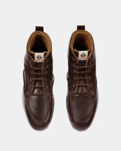 Winter Capsule Stiefeletten Aus Leder In Ebenholzschwarz