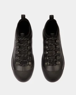Winter Capsule Stiefelette Aus Schwarzem Leder
