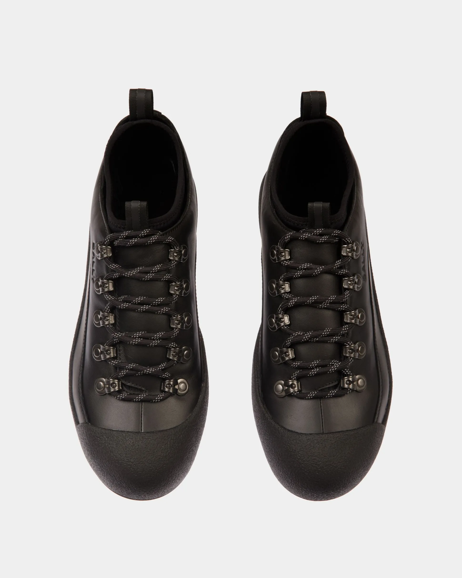 Winter Capsule Stiefelette Aus Schwarzem Leder