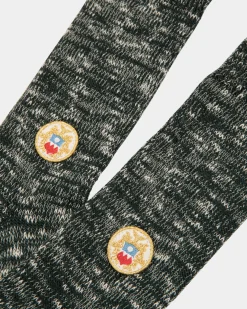 Wollsocken In Bottle Green Mit Bally-Wappen-Logo